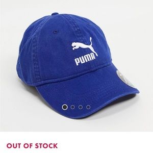 Deep Blue Puma Baseball Cap